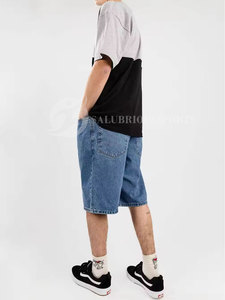 Nouveauté OEM Shorts en jean cargo pour hommes d'été avec design personnalisé Multiples poches Respirant et lavable - Product Image 3