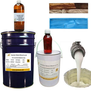 RTV-2 karet silikon cair untuk gipsum, beton, batu buatan, resin epoksi, membuat cetakan semen - Product Image 5