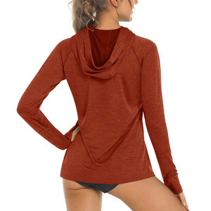 Vente en gros Polyester Thermal Merino Drape Neck Hoodie Plus Femmes - Product Image 2