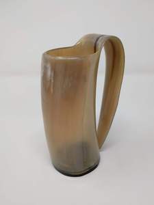 TAZAS DE CUERNO ARTESANAL FÁBRICA DE LA INDIA PRODUCTOS ARTESANALES Taza para beber con cuerno Nuevo diseño Natural Original Viking Drinking - Product Image 4
