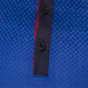 Camiseta Polo de algodón 100% de alta calidad para hombre, ropa de verano GSM 200, medias mangas negras con patrón de impresión OEM, tela de rizo - Product Image 5