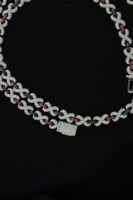 12mm VVS Moissanite diamant Infinity Lien Chaîne Collier Cubain 925 Argent Couleur Diamant combinaison Unique Infinity Rappeur chaîne