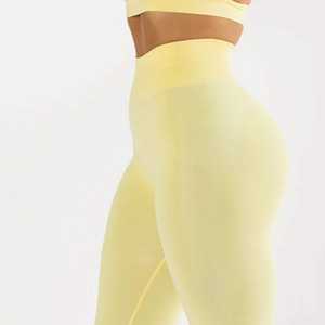 Legging de mujer de estilo personalizado al por mayor para entrenamiento 2025 último diseño sólido cintura alta color personalizado tamaño OEM - Product Image 1