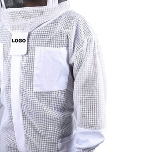 Trajes de Apicultura Transpirables de una Pieza de Tela de Algodón con Ventilación y Gorro, Venta Directa de Fábrica, el Mejor Overol de Protección para Apicultores - Product Image 3