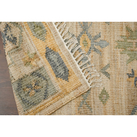 Meistverkaufter Hochwertiger Moderner Handgewebter Jute-Teppich Mittellanger Flor Rechteckige Form Waschbar Langlebig Wendbar für Wohnzimmer