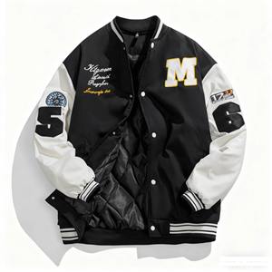 เสื้อแจ็คเก็ตวาร์ซิตี้แบบกลับด้านได้สำหรับผู้ชาย คอตั้ง มีฮู้ด สำหรับฤดูหนาว พร้อมโลโก้แบบกำหนดเองและตำแหน่งด้านหน้า - Product Image 3