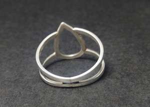 Vente chaude Poire Bijoux En Argent Fine Bagues En Argent Bohème Fantaisie Anneaux En Gros Argent À La Mode Anneaux Cadeau Pour Son Idée Cadeau - Product Image 6