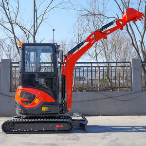 Miniexcavadora Económica de 1 Tonelada con Certificación CE en Venta, Excavadora Hidráulica de Orugas Duradera, Excavadora Compacta Pequeña para Agricultura y Proyectos - Product Image 1