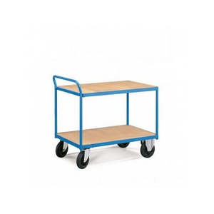 Combi CE Series Modular <b>Trolley</b> Heavy Duty Roll Container with Wooden Base Four-Wheel OEM Supported PP Frame <b>Platform</b> Brakes - Product Image 1