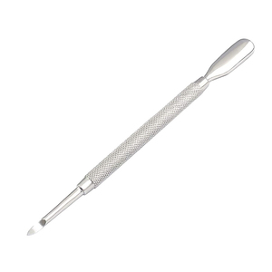 Removedor de esmalte de uñas eléctrico, escofina para pies y piedra, empujador de cutículas de uñas, herramienta de cuidado de uñas portátil profesional de acero inoxidable - Product Image 1