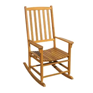 Best Seller sallanan sandalyeler dış mekan mobilyası veranda mobilya Modern sallanan sandalyeler ahşap yüksek kaliteli Vietnam üreticisi