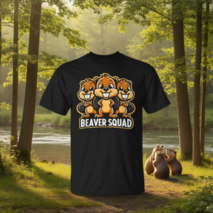 Camiseta promocional Beaver Squad Three Friends para compañeros de equipo - Product Image 3