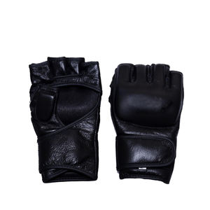 Gants de boxe MMA en cuir demi-doigts pour hommes pour l'entraînement/gants de boxe en cuir de vachette/gants de boxe MMA demi-doigts MMA - Product Image 1