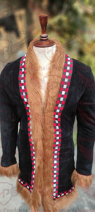 Abrigo de cuero genuino de alta calidad ABRIGO AFGHAN Bronce Penny Lane cuero de gamuza y abrigo de piel de cordero mongol Vintage 70 Penny Lane - Product Image 4