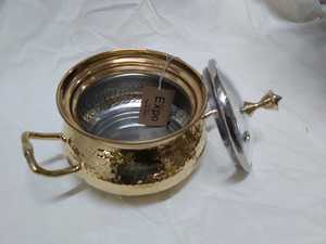 Tazón para servir martillado de acero de cobre tradicional auténtico, capacidad de 300ml-3500ml, vajilla pulida para el hogar con oferta - Product Image 5