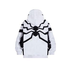 OEM Vente en gros Sweat à capuche zippé 100% coton Pull-over à capuche brodé à plat avec logo personnalisé avec poche pour hommes - Product Image 6