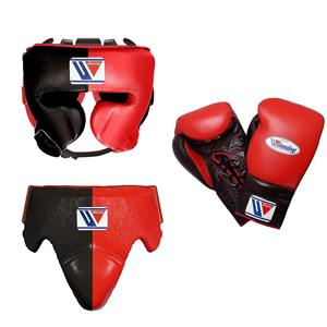 Wholesale Premium Quality Professional Laced Boxing Sparring Set Customized Color Genuine Leather Boxing Gloves Head <b>Groin</b> <b>Guard</b> - Product Image 1