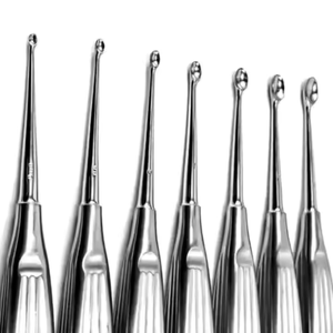 Instrument chirurgical orthopédique coloré de Curette d'os de Volkmann de haute qualité 8 pièces ensemble meilleur A + CE ISO par des Instruments de Surgiright - Product Image 6
