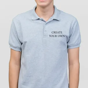 เสื้อโปโลผู้ชายทรงปกติคอเสื้อมีกระดุมแบบคลาสสิกผ้านุ่มและความสบายในชีวิตประจำวัน - Product Image 4