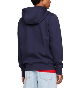 Top Quality Fleece Hoodie Men Custom Made Logo Embroidery Fleece Hoodie Men Design Plaid Adult Oversized Fleece Hoodie Men - Product Image 2