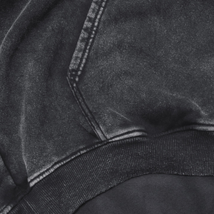 Sudadera con capucha vintage lavada al por mayor con logotipo personalizado holgada para hombres y mujeres estilo callejero Sudadera con capucha en blanco pesada de alta calidad - Product Image 5