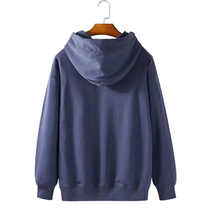 Sudadera con capucha simple de gran tamaño personalizada de la mejor calidad 2024 para hombres y mujeres MOQ bajo estampado de pantalla de seda patrón sólido de invierno - Product Image 2