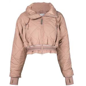 custom brand 2024 Wholesale Factory Low Price Custom Winter <b>Coats</b> Custom <b>Long</b> Sleeves <b>Padded</b> Puffer Jacket for Women Crop by Ayat Export - Product Image 1