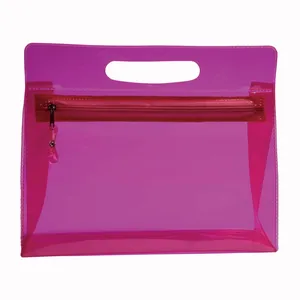 Borsa da Toilette Personalizzata in PVC Trasparente, Beauty Case per Gadget - Product Image 5