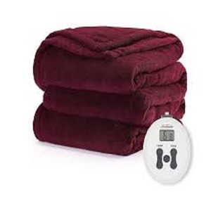 Hot Selling Folded Knitted Custom Size Logo Electric Heated Blanket Wearable Soft <b>Plush</b> USB Charged Washable Warm Throw - Product Image 2