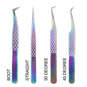 Pinzas de Acero Inoxidable para Extensión de Pestañas y Cejas de Marca Privada, Herramienta de Manicura con Punta Puntiaguda para un Uso Preciso y Fácil - Product Image 2