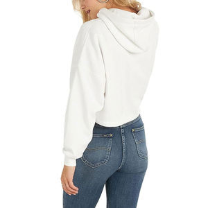 Sweat-shirt à capuche pour femme de qualité supérieure avec logo personnalisé, couleurs unies, 100% coton, manches longues, de haute qualité - Product Image 6