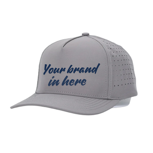 Sombrero de golf de 5 paneles impermeable de poliéster al por mayor con logotipo personalizado Impresión de soplo de bordado 3D para gorra de béisbol y golf con cuerda - Product Image 1