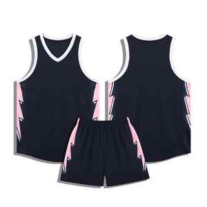 Ensemble de maillots de basket-ball de haute qualité impression personnalisée équipe sportive formation hommes basket-ball maillots d'entraînement réversibles - Product Image 5