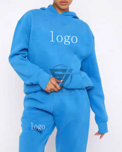 Ensemble de survêtement de sport pour femmes de haute qualité, pantalon de survêtement et sweat-shirt, deux pièces, taille haute, pour la course à pied - Product Image 2