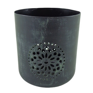 Decoración Votiva Redonda con Revestimiento de Polvo Negro, Lámina de Oro, Iluminación para Habitaciones del Hogar, Festival de Boda Decorativo Nórdico - Product Image 1