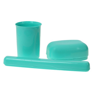 Set de Cuidado Bucal Esencial para Viajes, Taza Compacta, Jabón, Cepillo de Dientes para Usar en Movimiento - Product Image 4