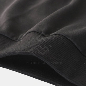 Sweat-shirt à capuche pour homme en molleton de coton mélangé, respirant, écologique, de haute qualité, pour l'hiver, vêtements décontractés - Product Image 5