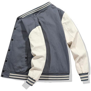 Personalizable de alta calidad Vintage Letterman Varsity Flight Jacket invierno lana parche Chenille CollegeBaseballjacket para hombres - Product Image 4