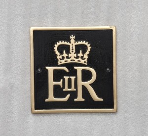 ER Crown Aluminium Wand schild Platte feine Qualität antike moderne Stil Büro dekoration UV-Druck Guss technik - Product Image 2