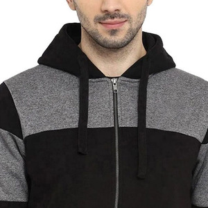 La mejor venta, calidad pura, diseño personalizado hecho en fábrica, el cliente exigió un nuevo estilo para sudaderas con cremallera para hombres - Product Image 4