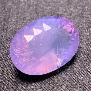 อัญมณีทรงวงรีเจียระไนแบบเหลี่ยมเพชรพลอยทรงหลวมจากลาเวนเดอร์จากธรรมชาติ - Product Image 3
