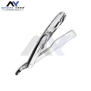 Rasoir professionnel à lame droite en marbre pour barbier, rasoir de salon pour hommes, porte-lame, rasage humide, barbiers, soin à domicile - Product Image 2