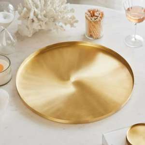 Bandeja de Servicio de Latón de Nuevo Diseño para Cocina Moderna que Combina Material Clásico con Diseño Práctico - Product Image 3