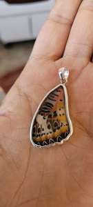 Ailes de papillon naturelles 925 colliers en argent Sterling pendentifs pour femmes pendentif en argent fait à la main prix d'usine de qualité incroyable - Product Image 5