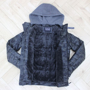 Veste matelassée d'hiver pour hommes, brodée sur mesure, veste matelassée OEM de haute qualité, veste personnalisée grande taille à bulles d'air 2025 - Product Image 3