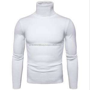 Autumn and Winter <b>Men's</b> Casual Pullover <b>Sweater</b> Solid Color <b>Turtleneck</b> Knit New Style - Product Image 6
