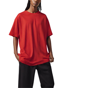 Fashionable O-Neck for Men's T-Shirt 100% Cotton Oxford Fabric Breathable Customizable in <b>White</b> Black Short Sleeve Made Turkey - Product Image 1