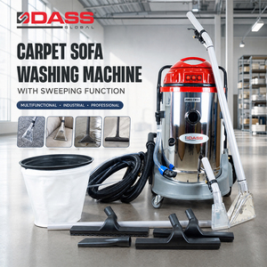 Nueva Máquina Eléctrica Manual Industrial de Acero Inoxidable para Lavar Alfombras, Limpiar Tapicería de Sofás, Extractor de Limpieza en Húmedo y Seco, Aspiradora - Product Image 2
