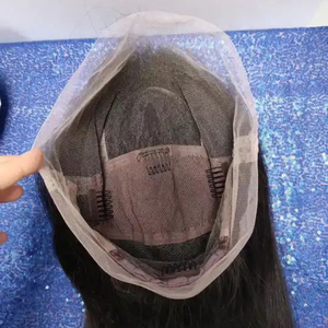 Pelucas Lace Front de Cabello Humano Remy Virgen Indio con Doble Trama a Máquina [Nudos Pre-decolorados, Línea de Cabello Pre-arrancada, Elástico Removible] - Product Image 1