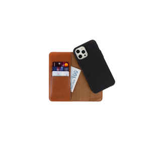 Étui portefeuille multifonctionnel en similicuir de qualité supérieure pour iPhone 12 14 Plus, double fonction comme coque de protection rabattable pour téléphone - Product Image 4